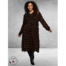 STUDIO Jurk Edith Brown